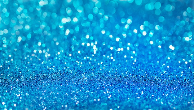 Superficie glitterata blu