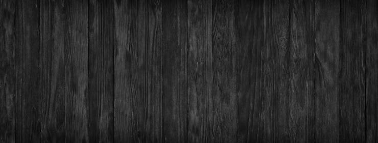 Foto superficie in legno nero