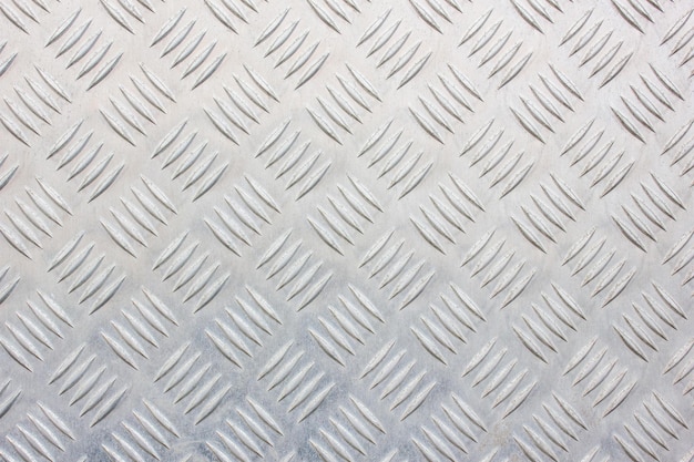 Superficie scanalata in metalloPiastra in metallo con motivo a rombiMetallo con linee diagonali Pavimento in acciaio per evitare scivolamenti