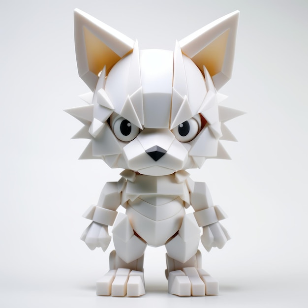 Superplastic Shapeshifter Vinyl Toy su sfondo bianco Fullbody Design