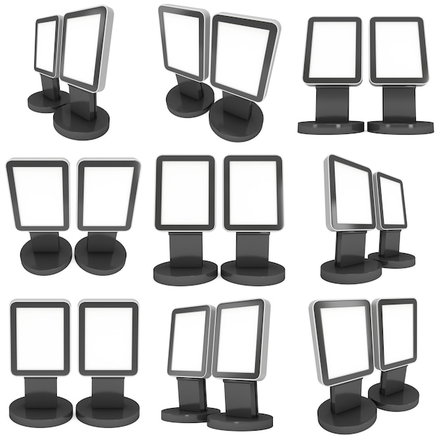 Supporto per schermo LCD per stand fieristici