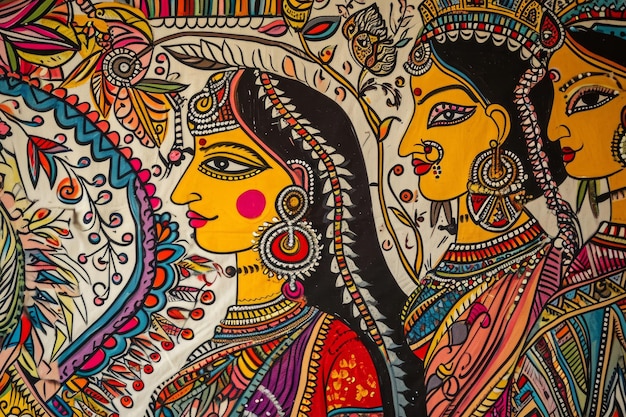 Surajkund Mela che mostra l'arte di Madhubani e Mithila 19 febbraio 2023