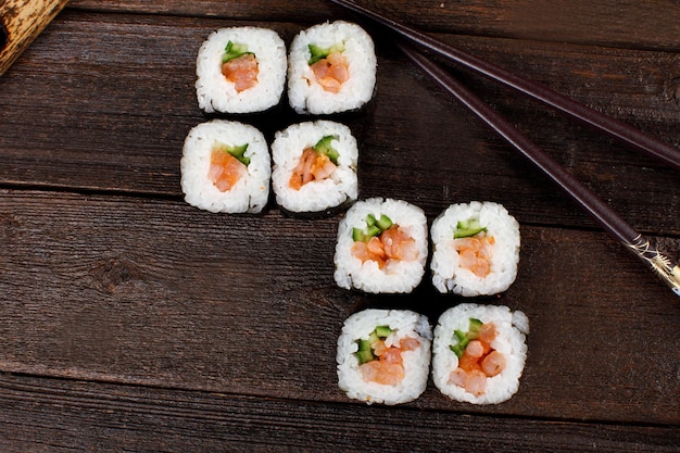 Sushi alla luce naturale