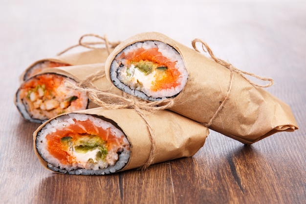 Sushi Burrito - nuovo concetto di cibo alla moda