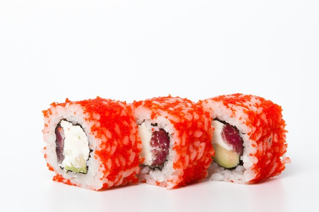 Sushi del rotolo di Philadelphia isolati