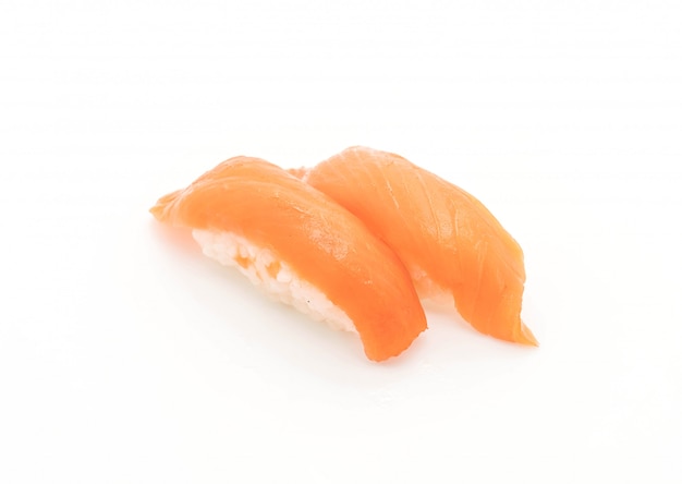 sushi di salmone nigiri - stile di cibo giapponese