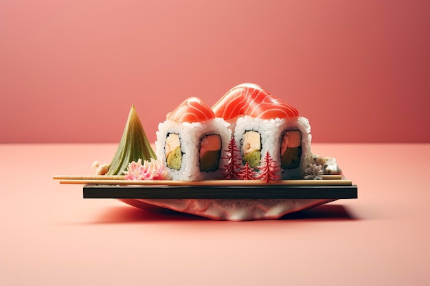 sushi e spazio per copiare