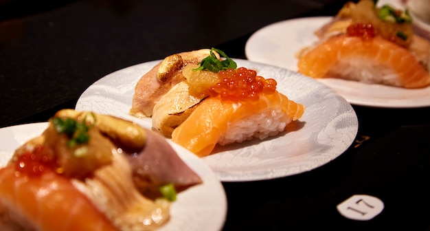 Sushi giapponese tradizionale cibo giapponese