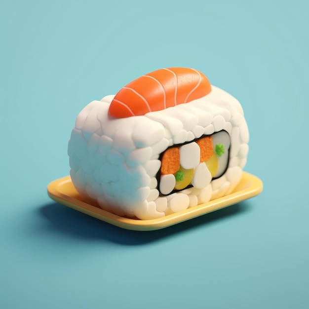 Sushi in 3D