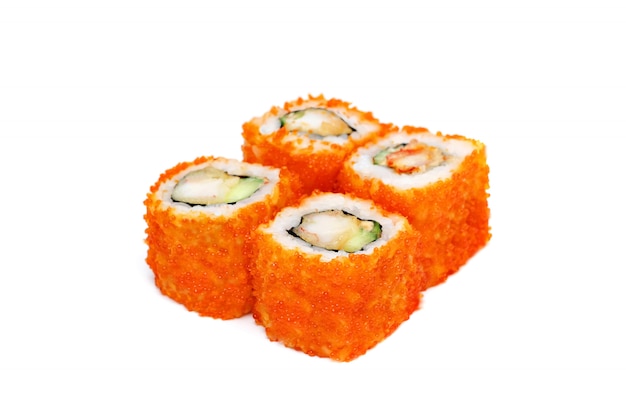 Sushi set - quattro rotoli con caviale rosso