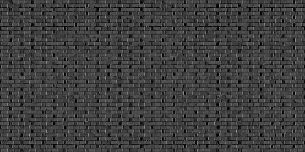 Sussex Bond Black Brick Wall Seamless Pattern Texture di sfondo