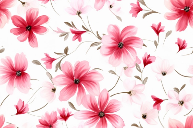 Sussurri di fiori Acquerello Eleganza Rhapsodia di fiori Melodie acquatiche