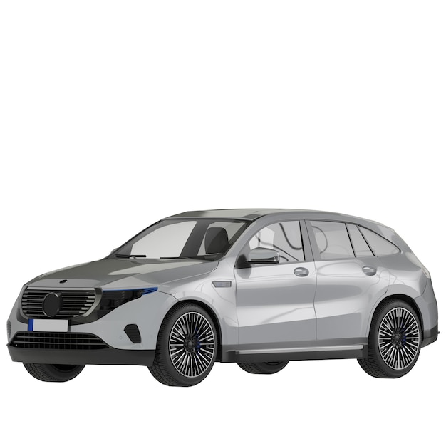 SUV auto isolate su bianco