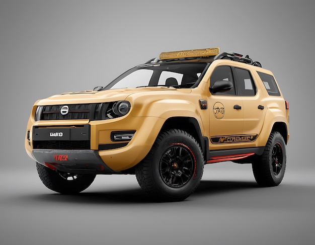 SUV off-road premium Rendering 3D delle immagini