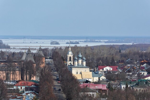 Suzdal dall'alto della città dell'anello d'oro della Russia