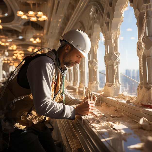 Svelando l'incredibile genialità del lavoro nella costruzione di edifici