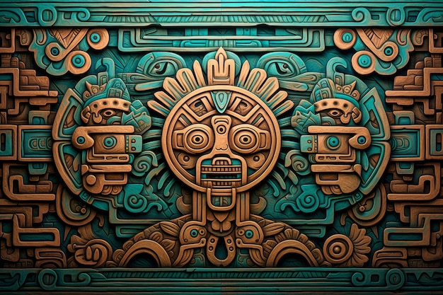 Svelare l'affascinante arte di confine azteca Una vibrante fusione di cultura e creatività