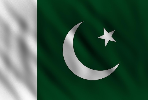 Sventolando la bandiera del Pakistan