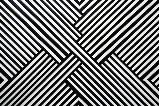 Sviluppare un sorprendente modello di linee astratte in bianco e nero che si concentra sul contrasto e la semplicità