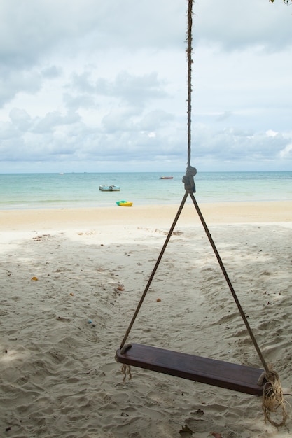 Swing sulla spiaggia.