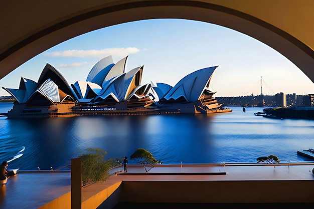 Sydney Opera House Immagina di vedere diversi colori che illuminano Sydney Australia