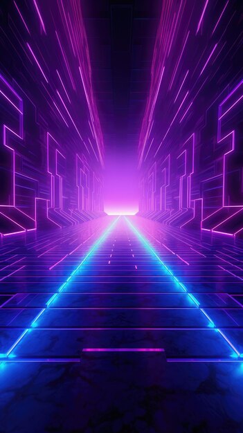 Synthwave anni '80 anni '90 neon sfondo arcobaleno arancione giallo rosa retro cyberpunk illustrazione sfondo