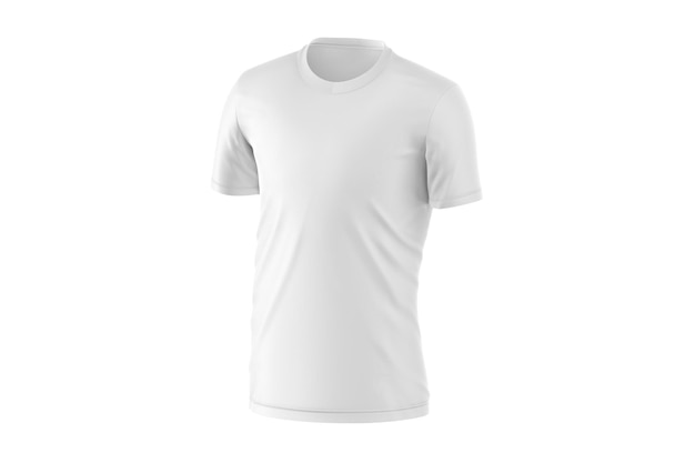 T-shirt bianca in cotone con taschino sul davanti