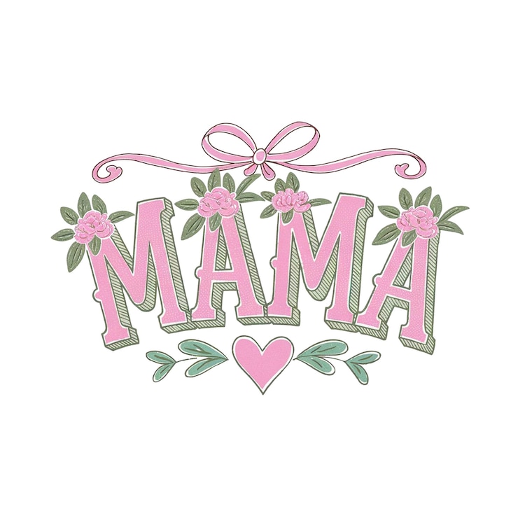 Foto t-shirt di mamma natale a tema natalizio con fiori