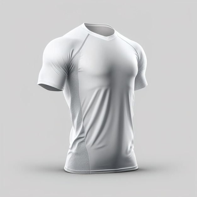 T-shirt realistica mockup.illustrazione