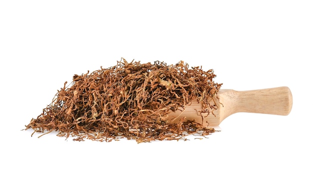 Tabacco secco isolato