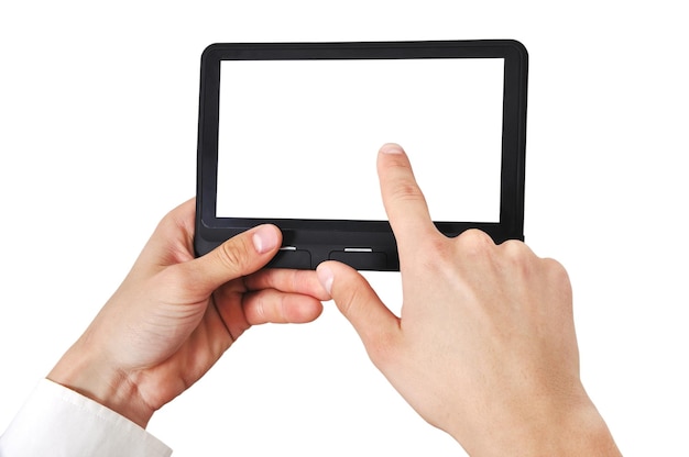 Tablet in mano