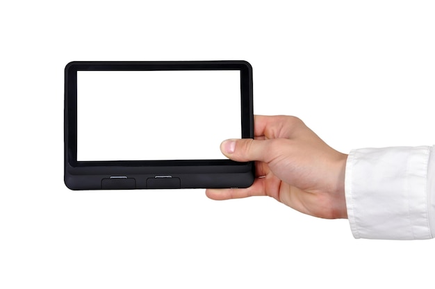 Tablet in mano