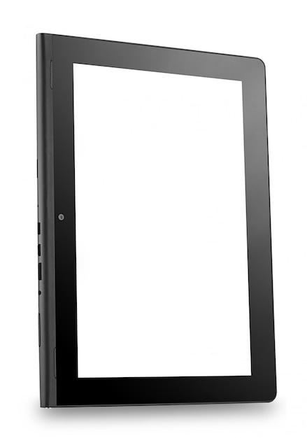 Tablet PC girato in un angolo