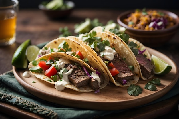 Tacos di bistecca