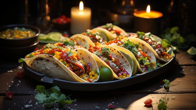 Tacos e tradizioni Arte vibrante per celebrare il Giorno dell'Indipendenza