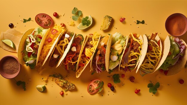 Tacos messicani tradizionali