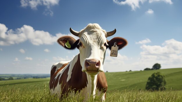 Tag delle mucche da allevamento