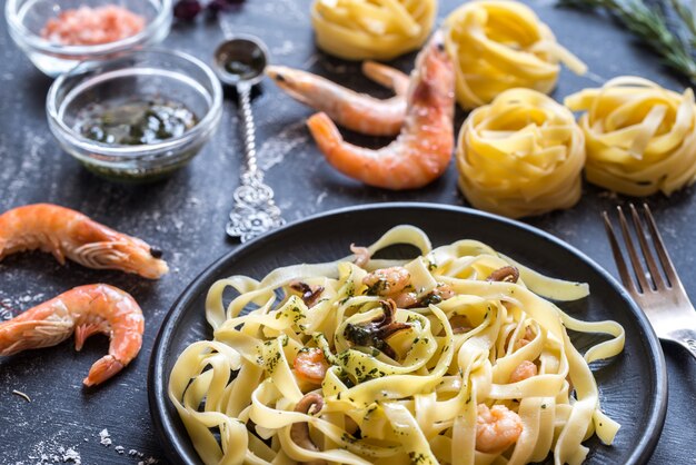 Tagliatelle ai frutti di mare