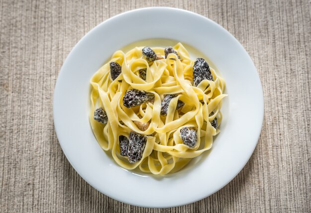 Tagliatelle ai funghi spugnole