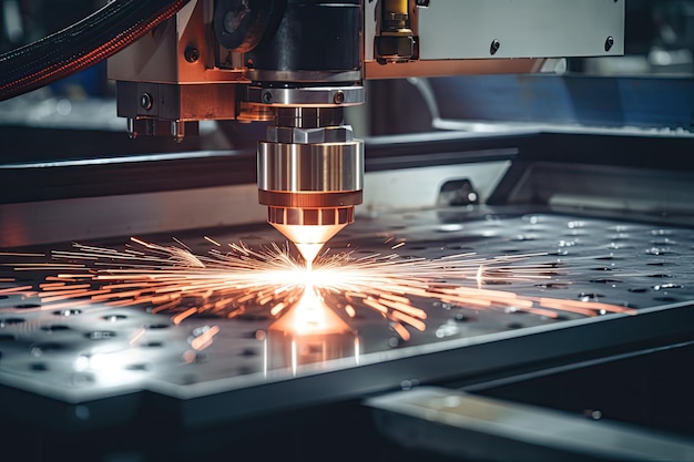 Taglio laser dei metalli CNC Moderna tecnologia industriale