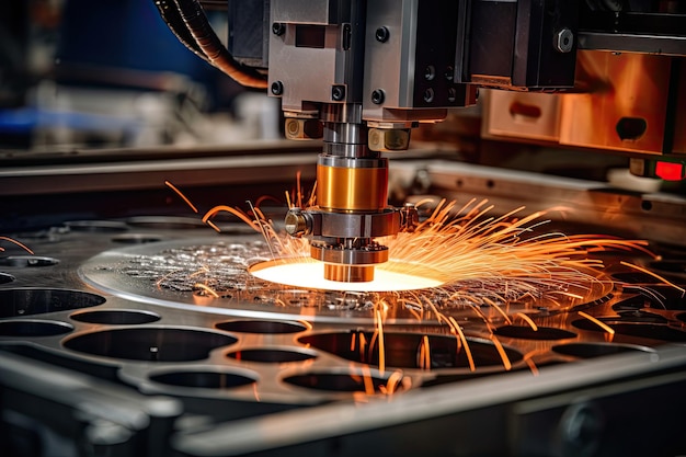 Taglio laser dei metalli CNC Moderna tecnologia industriale