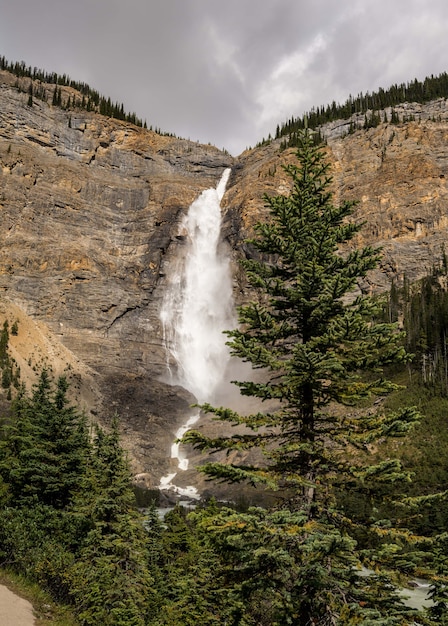 Takakkaw Falls cascata nel Parco Nazionale di Yoho.