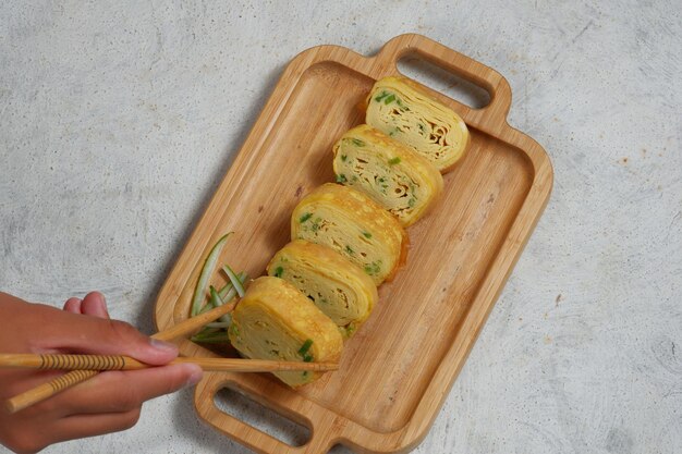 tamagoyaki, frittata giapponese arrotolata