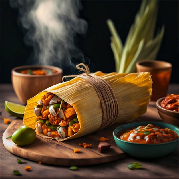 Tamales immagine del cibo messicano