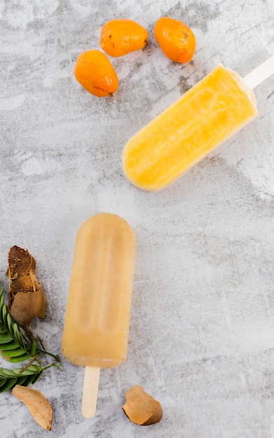 Tamarindo e Jobito Fruit Popsicle con Tamarind e Jobito Fruit