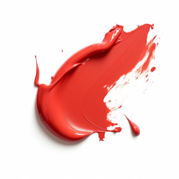 Tampone di rossetto rosso Illustration AI GenerativexA