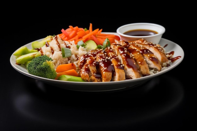 Tangy Teriyaki Combo di pollo in ciotola