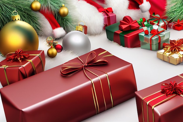 Tante confezioni regalo per la spettacolare celebrazione di buon natale e capodanno 2023