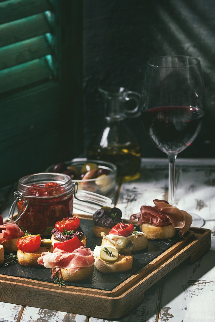 Tapas o bruschetta