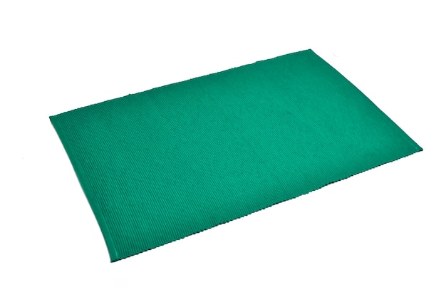 tappetino da pranzo su sfondo bianco tovaglietta in cotone